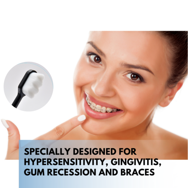 Extra Soft Micro Nano Toothbrush (White Wave Bristle) - Image 4